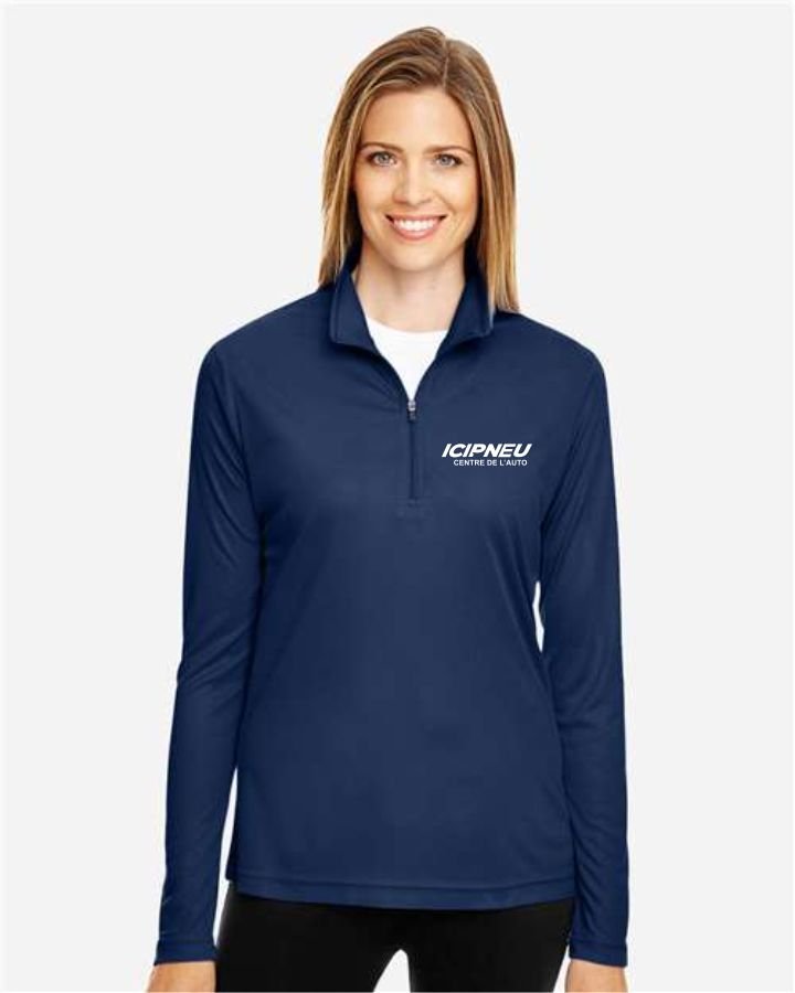 Chandail Performance à quart de zip pour Femmes